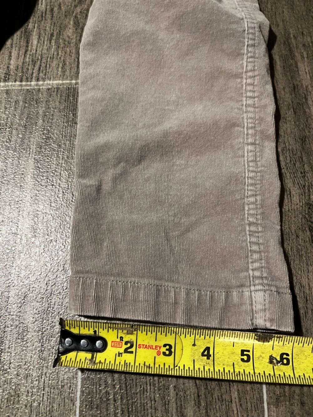 Vuori Corduroy Pants Mens Small Beige Cotton Stretch Jogger Elastic Waist V440 - Picture 8 of 9